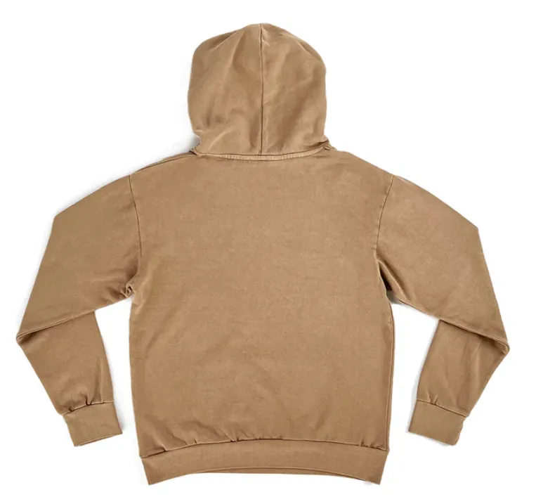 Premium Heavyweight Streetwear Hoodie - Saddle Brown