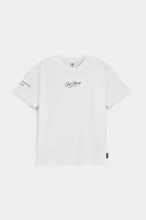 Printed Graphic Tee - White