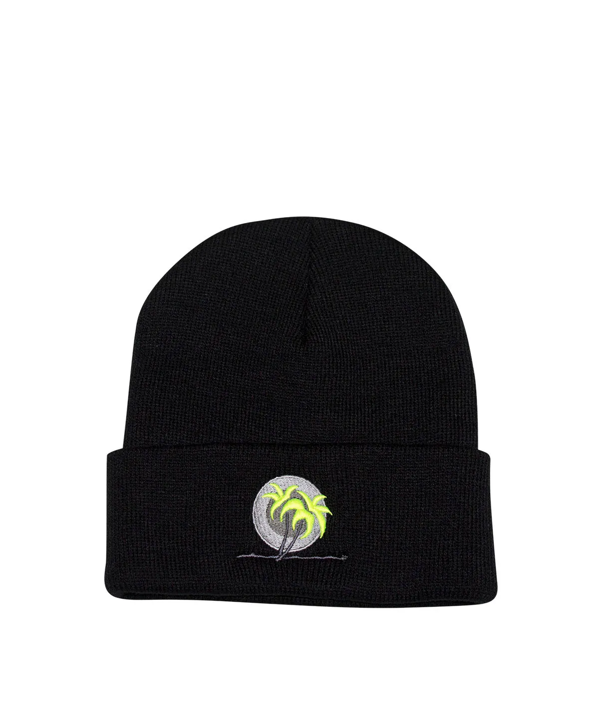 "Blacked Out Classic Palm" Cuff Beanie