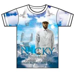 "No Turning Back" Custom Designed Memorial 3D shirt