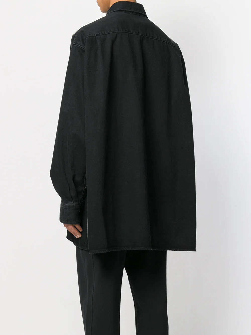 Raf Simons Oversized Black Shirt