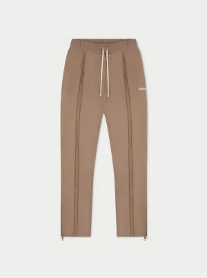 RAW SEAM STRAIGHT LEG JOGGERS - MOCHA