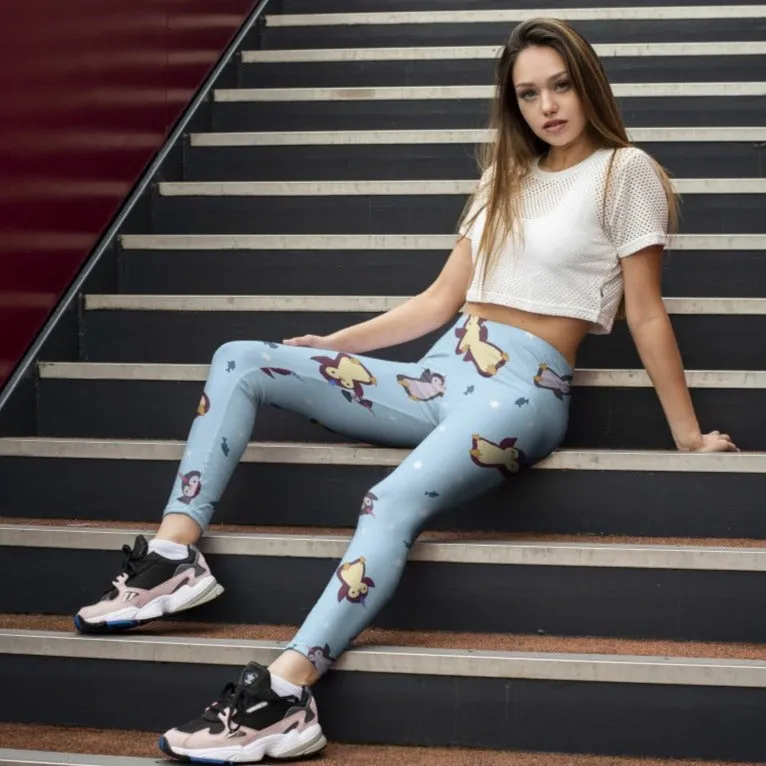Regular Leggings (8-12 UK Size) - Pingucorn