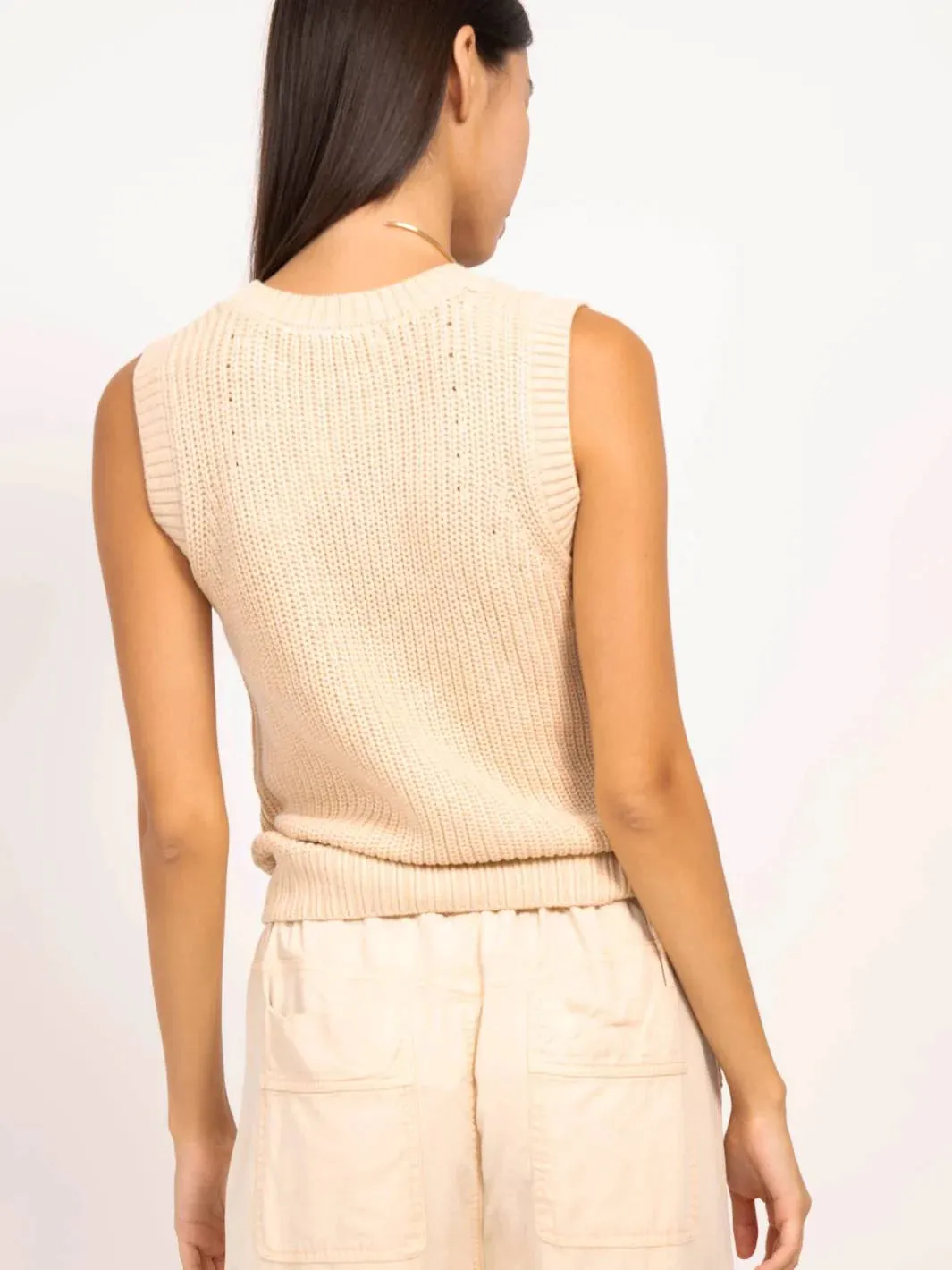 Roan Shell Sweater Tank By Central Park West