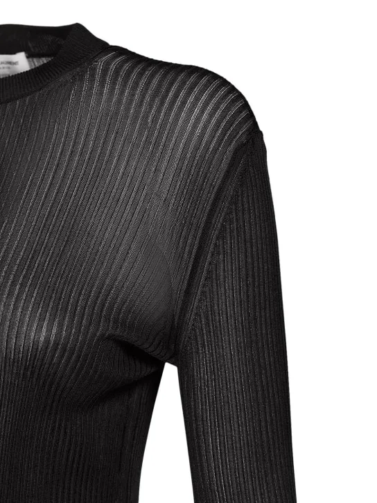 Saint Laurent   Viscose knit top 