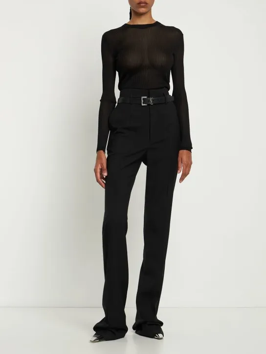 Saint Laurent   Viscose knit top 