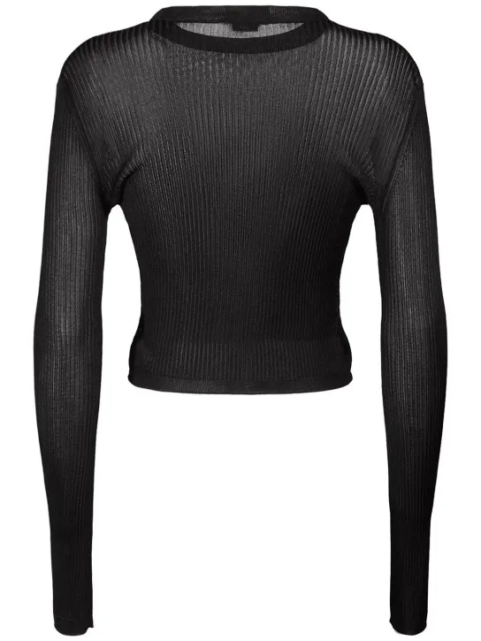 Saint Laurent   Viscose knit top 