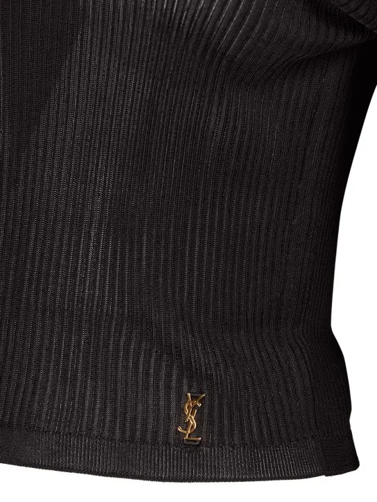Saint Laurent   Viscose knit top 