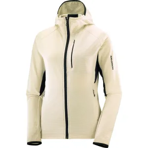Salomon Women&#x27;s Essential Lightwarm Hoodie Rainy Day | Buy Salomon Women&#x27;s Essential Lightwarm Hoodie Rainy Day here | Outnorth