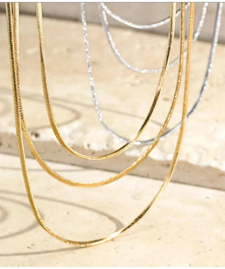 SATIN Triple Layer Necklace