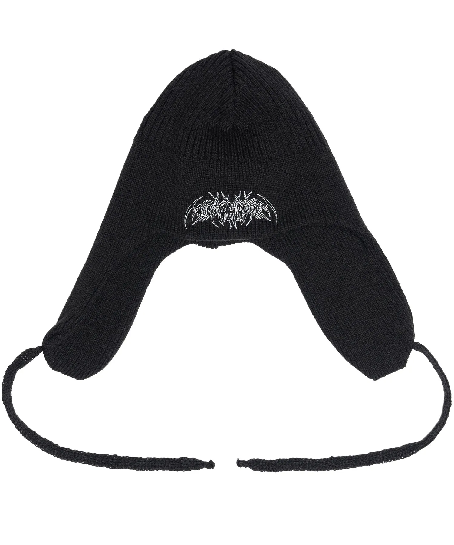 [SCHISM INDUCING] FW 24 SCHISM TRAPPER BEANIE, BLACK