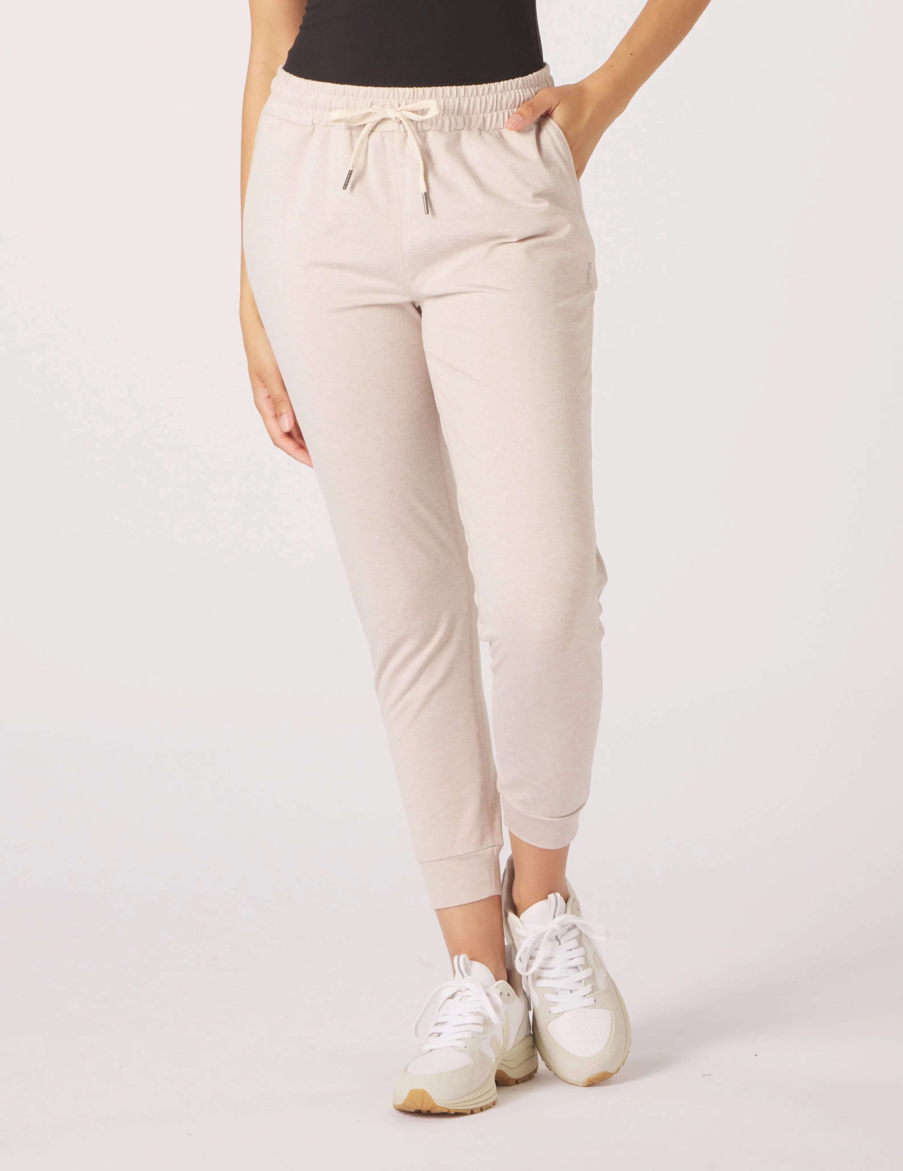 Serene Jogger: Oatmilk Marble