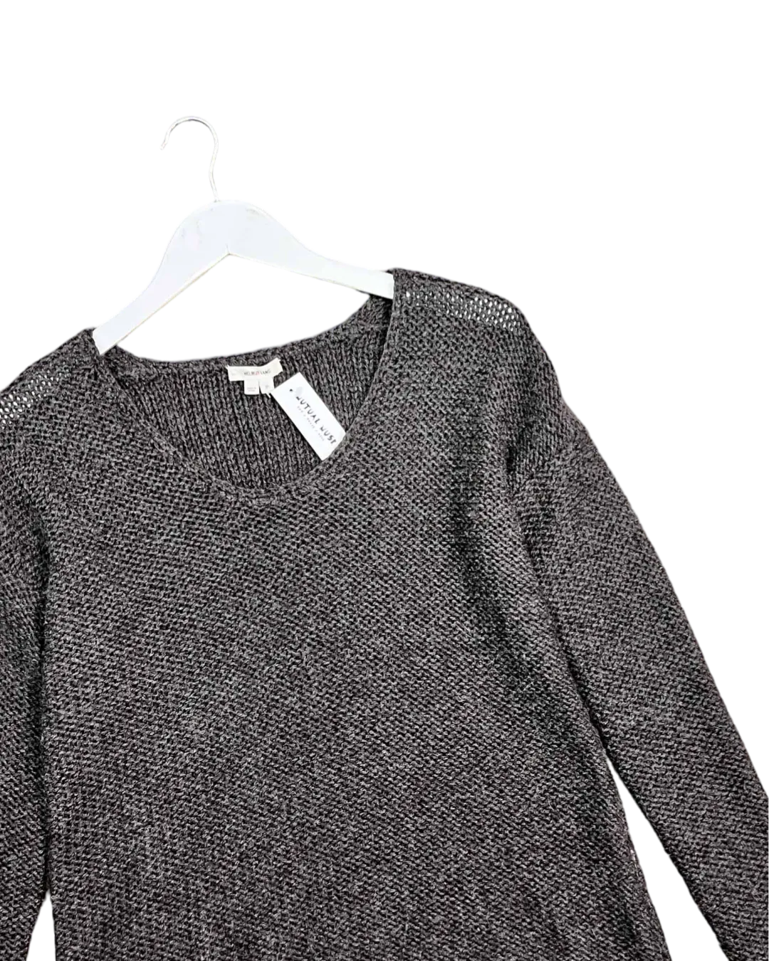 Size XS/S - Helmut Lang Grey Alpaca Blend Jumper