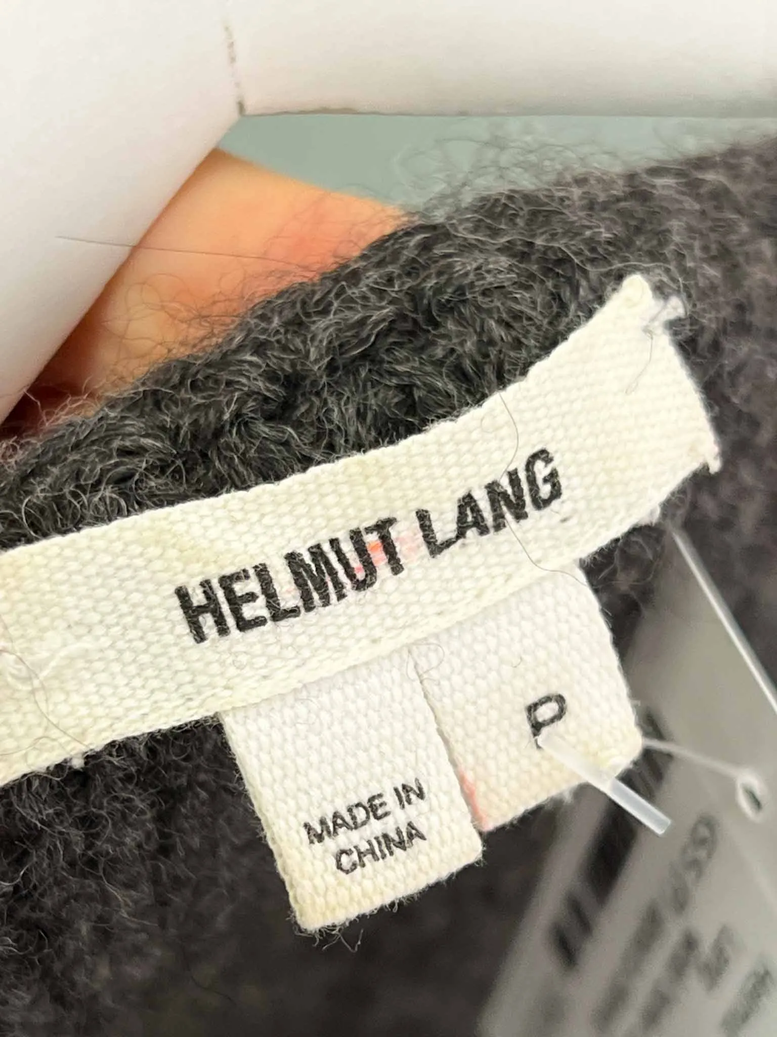 Size XS/S - Helmut Lang Grey Alpaca Blend Jumper