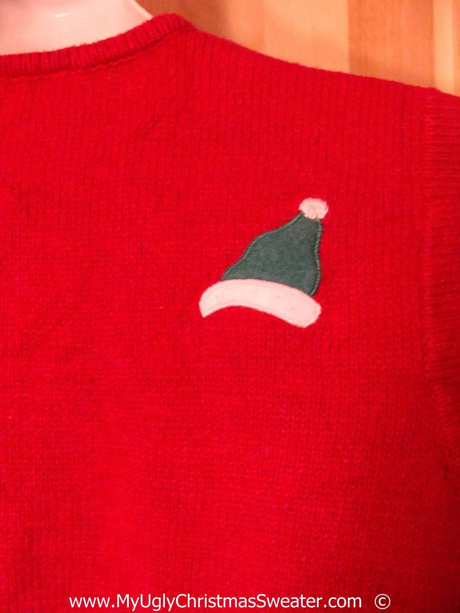 Skiing Snowmen Red Christmas Sweater Vest