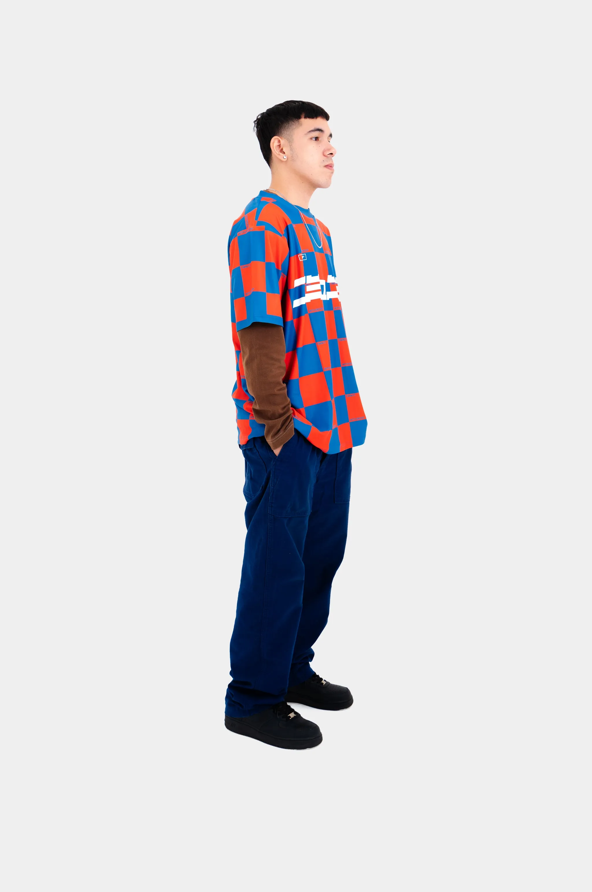 SKOOP® Checkered Kommunity Jersey Blue Orange