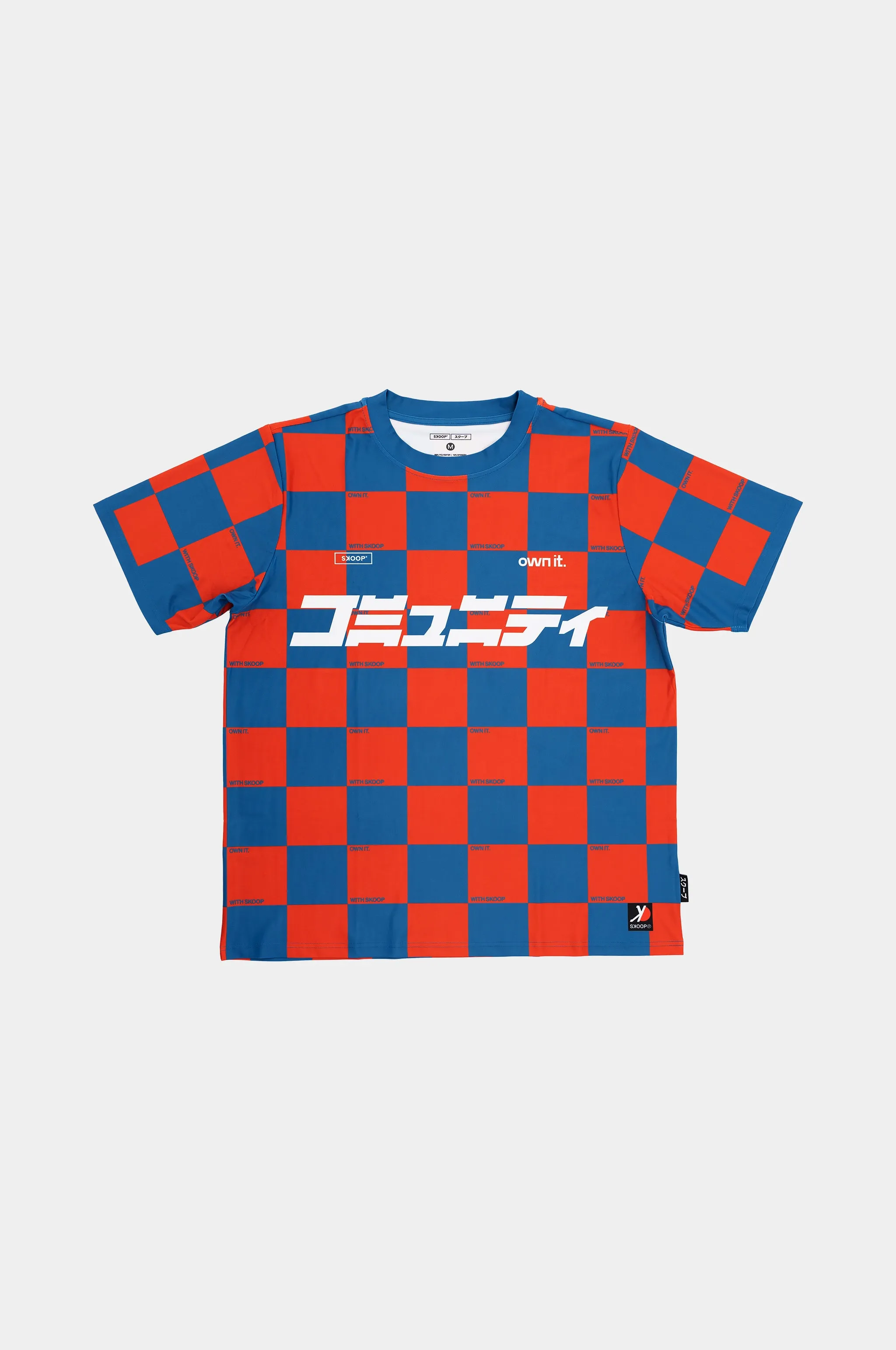 SKOOP® Checkered Kommunity Jersey Blue Orange