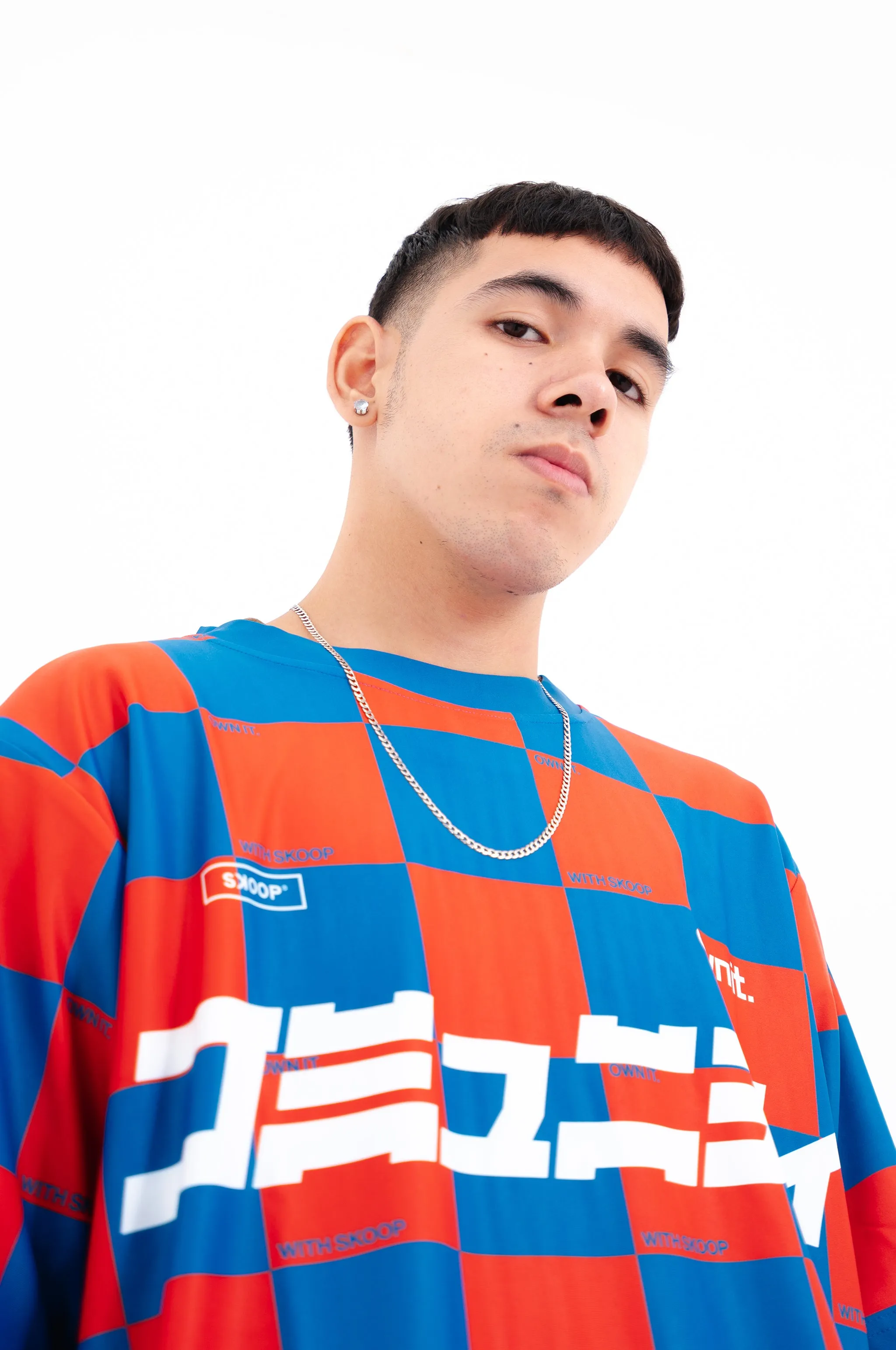 SKOOP® Checkered Kommunity Jersey Blue Orange