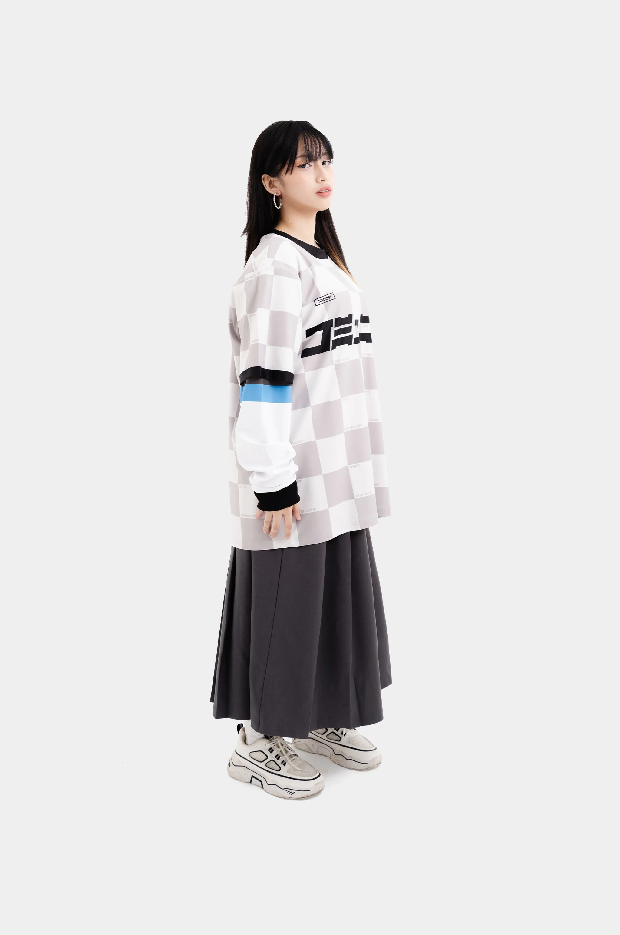 SKOOP® Checkered Kommunity Jersey Gray