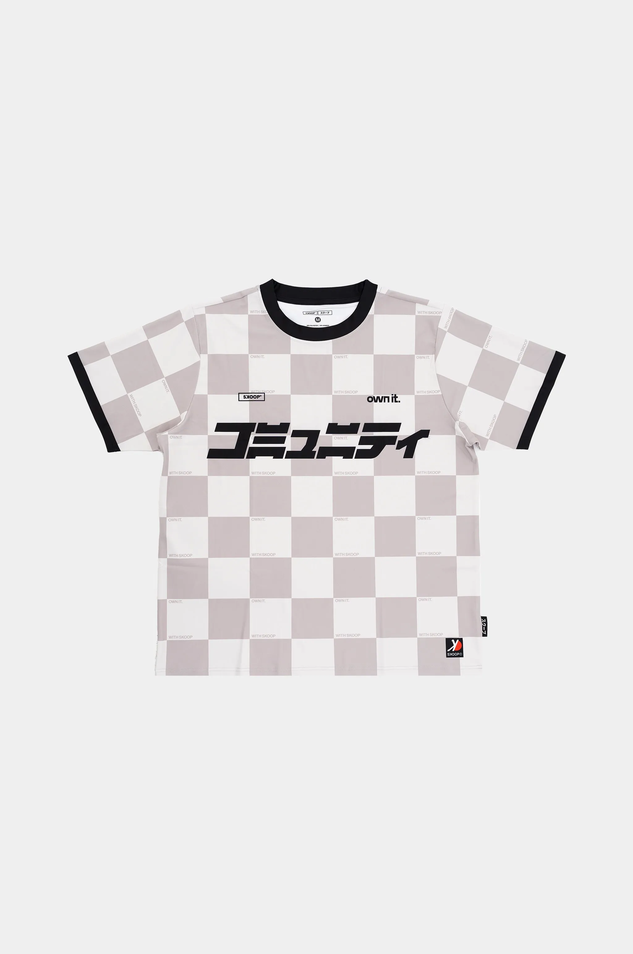 SKOOP® Checkered Kommunity Jersey Gray