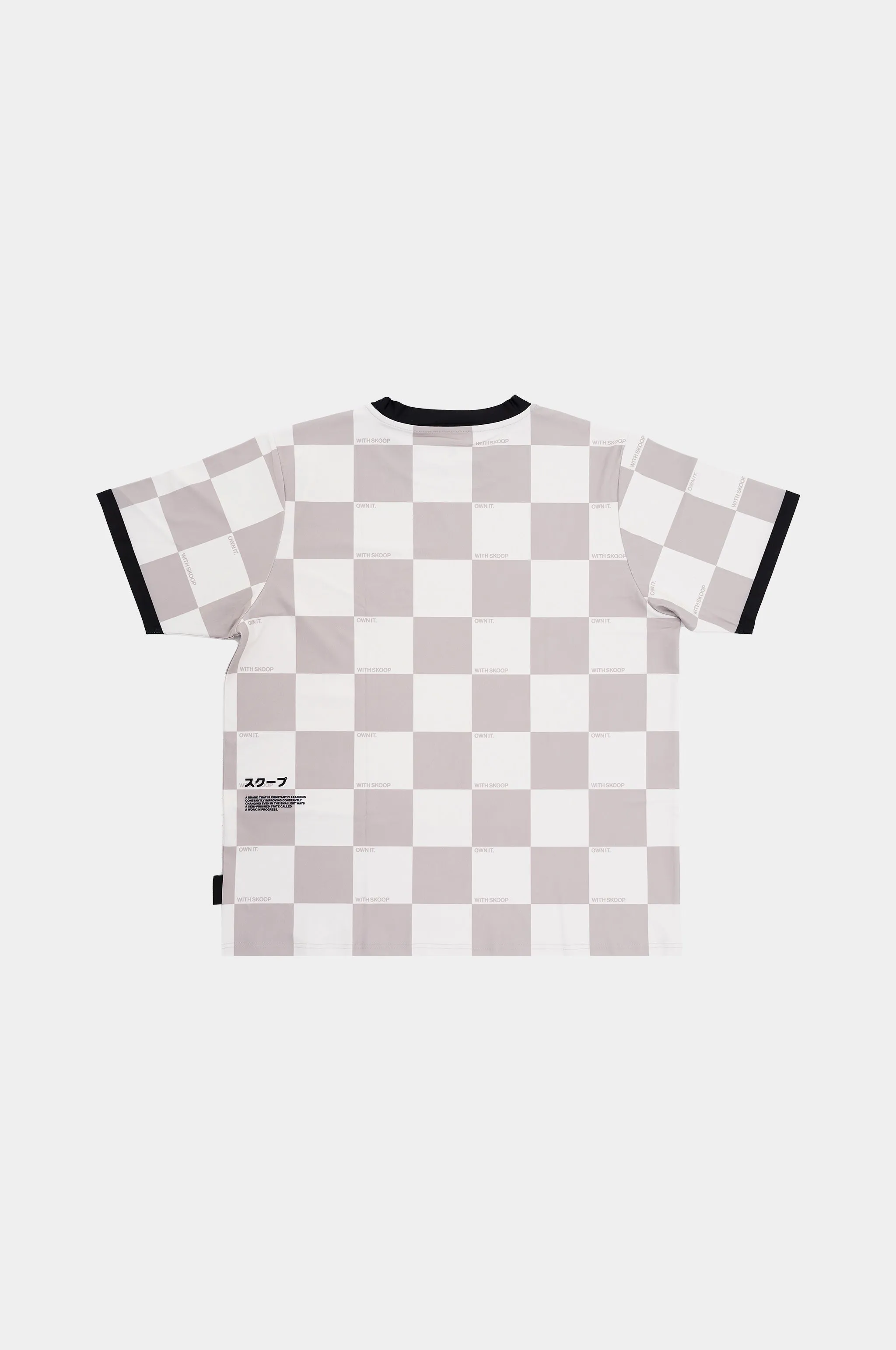 SKOOP® Checkered Kommunity Jersey Gray