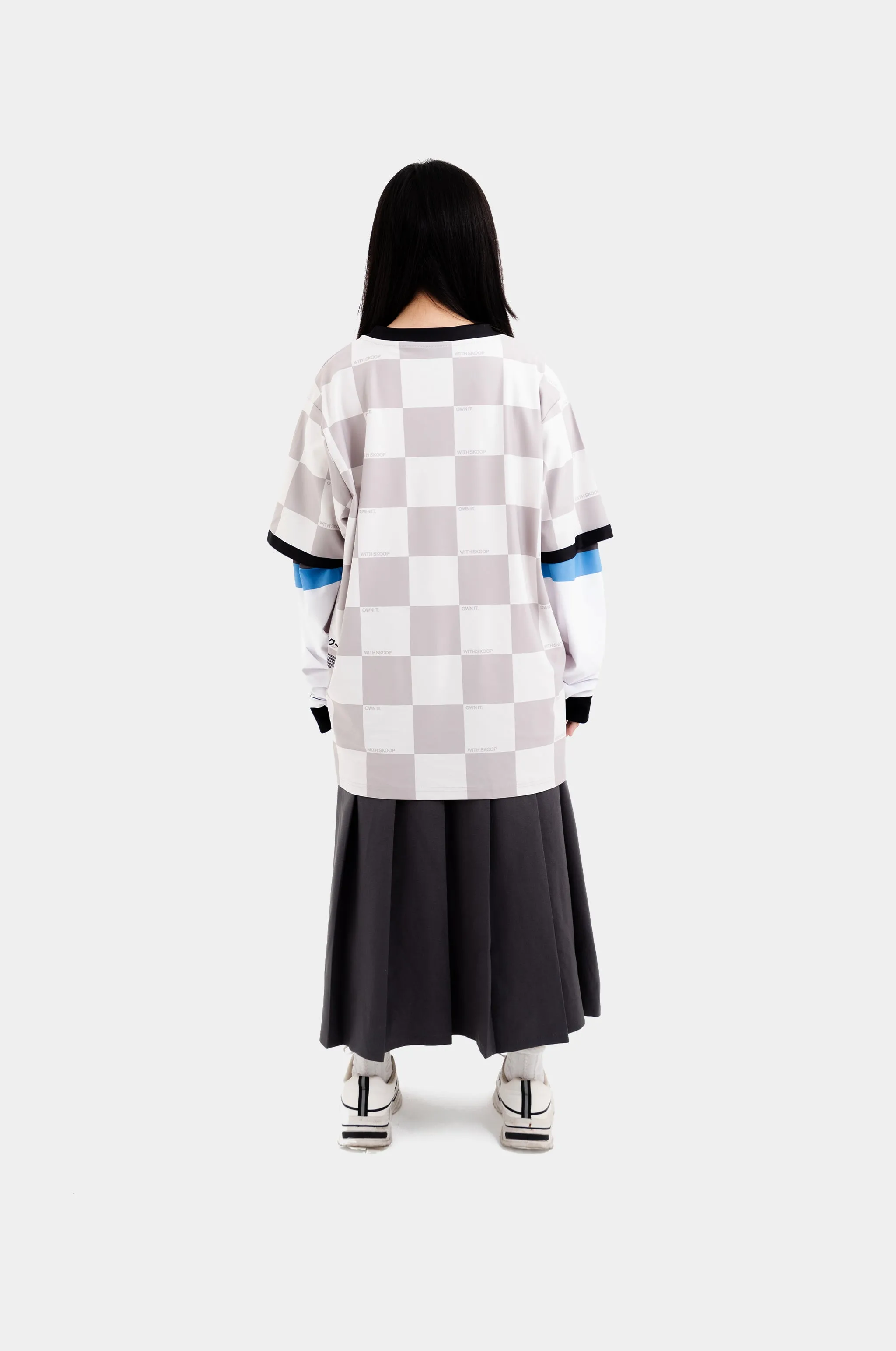 SKOOP® Checkered Kommunity Jersey Gray