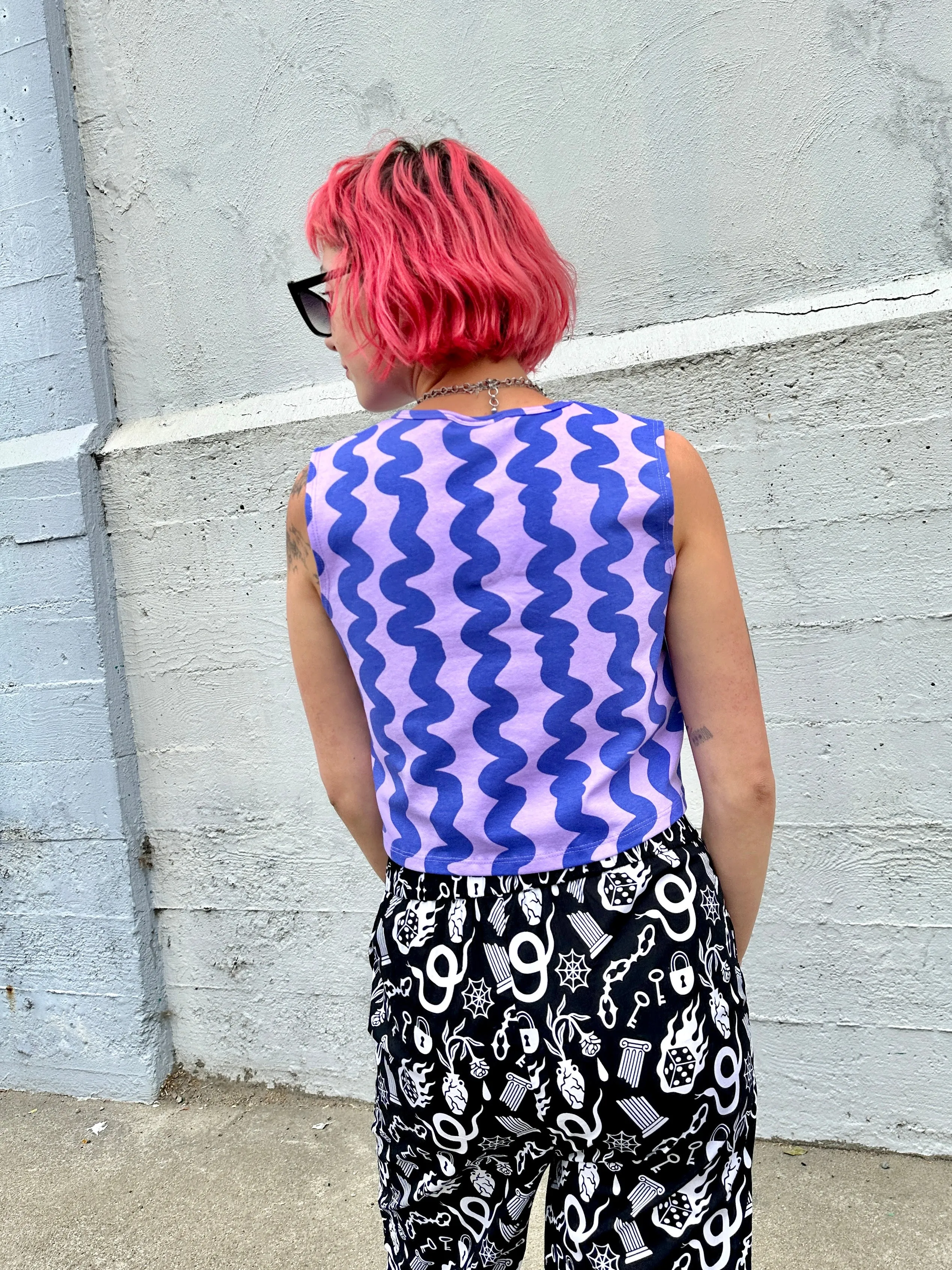 Summer Tank Squiggle