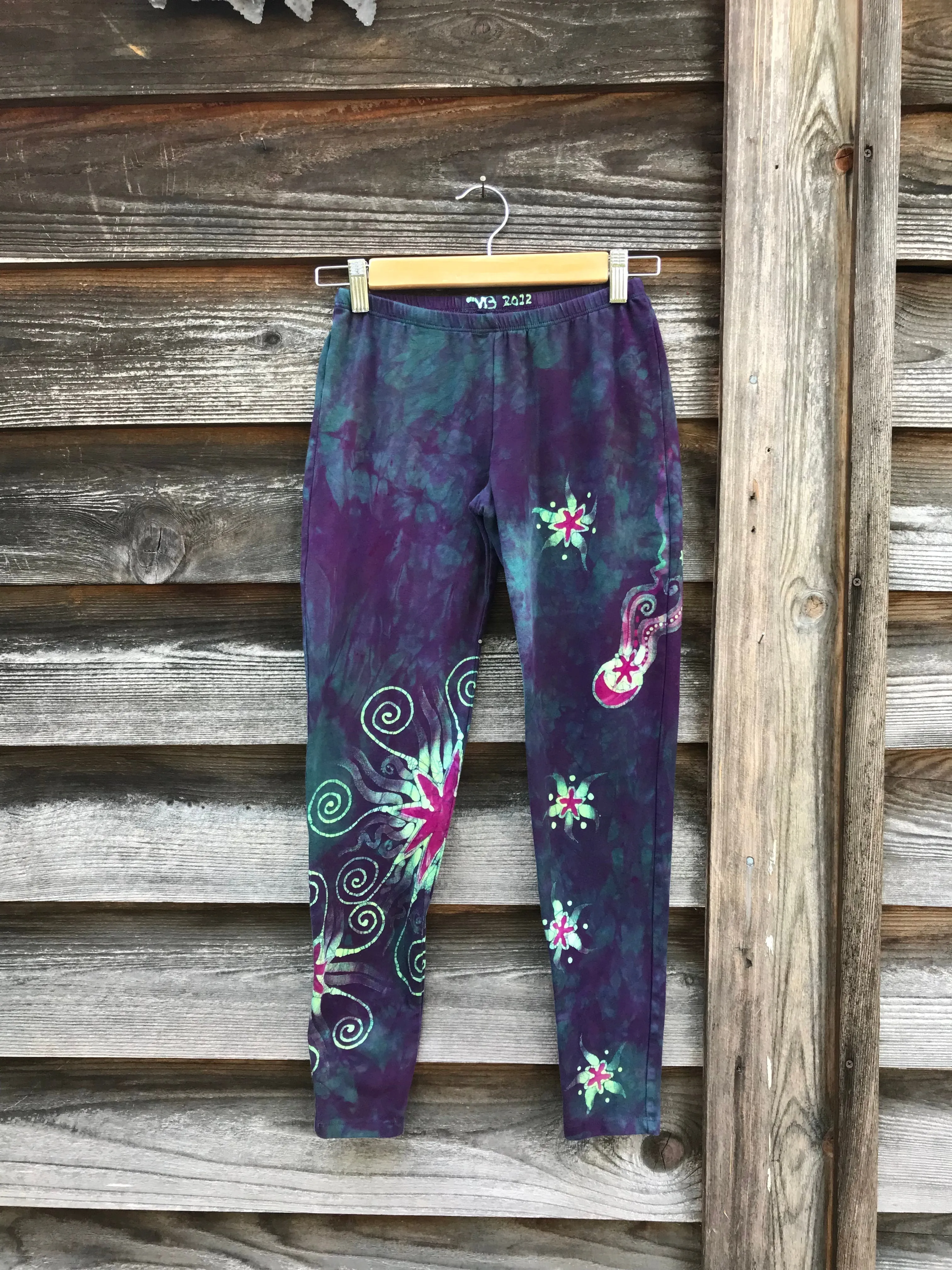 Sunrise Sunset Moon and Stars Batik Leggings