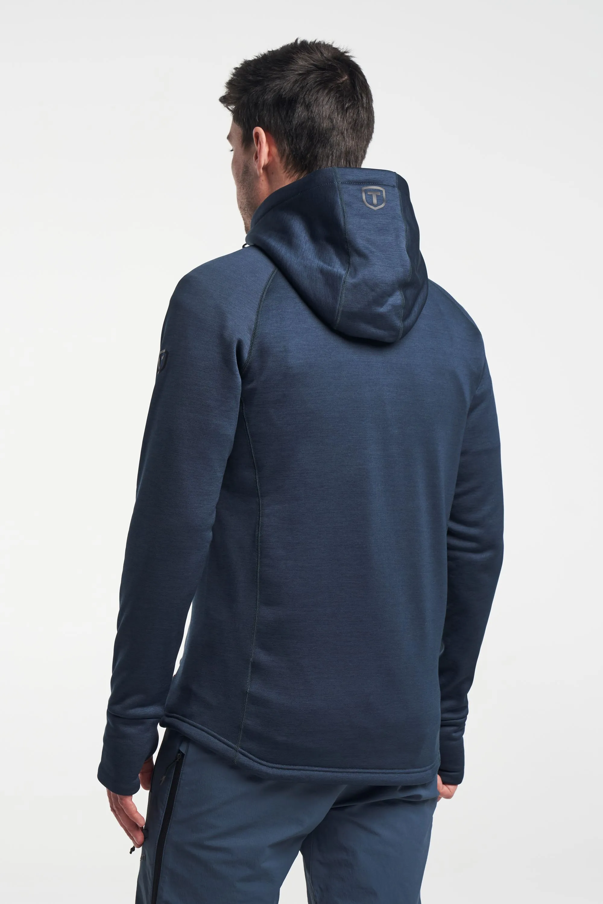 Tenson Men&#x27;s TXlite Hoodie Zip Midnight Navy | Buy Tenson Men&#x27;s TXlite Hoodie Zip Midnight Navy here | Outnorth