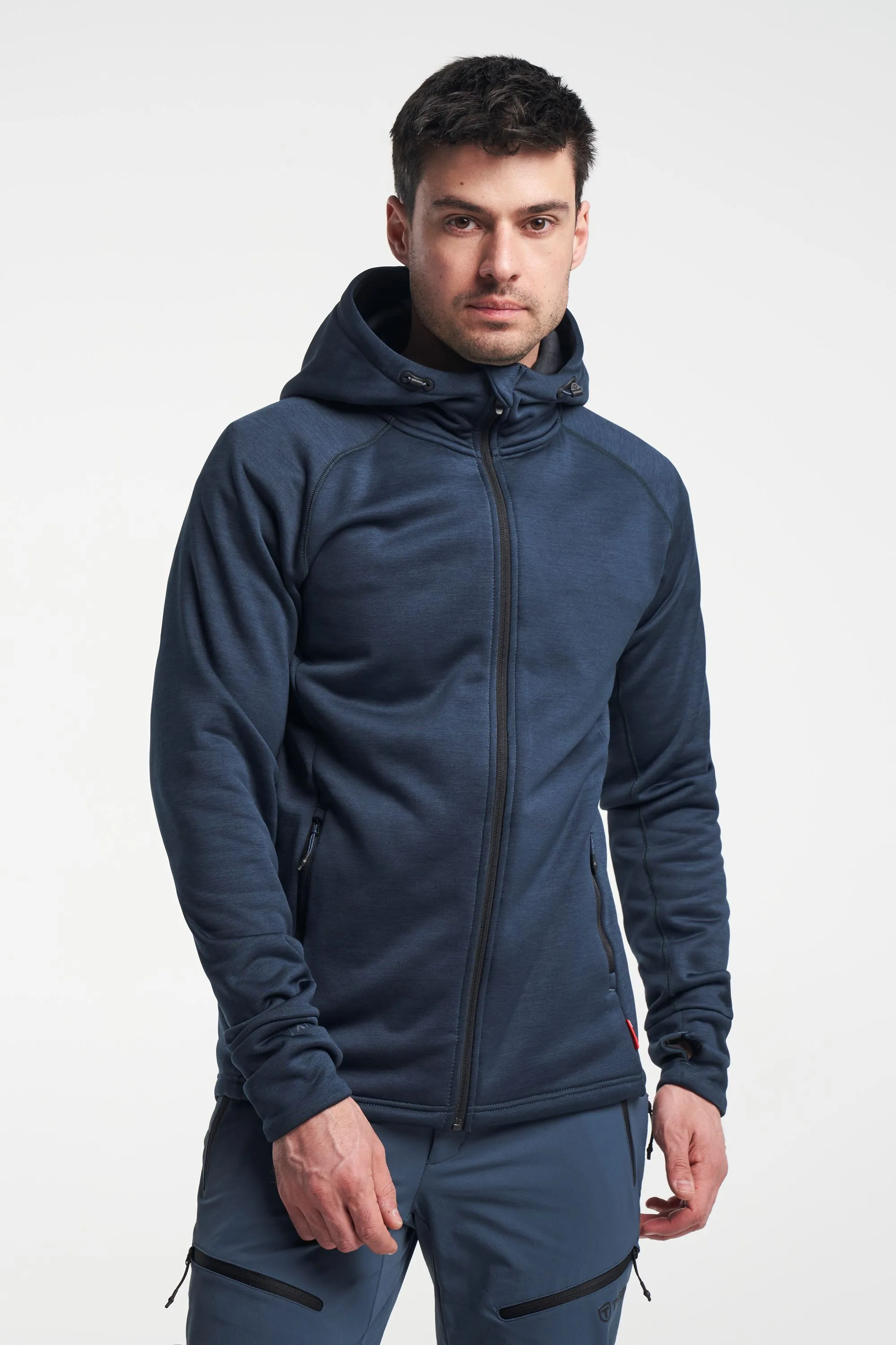 Tenson Men&#x27;s TXlite Hoodie Zip Midnight Navy | Buy Tenson Men&#x27;s TXlite Hoodie Zip Midnight Navy here | Outnorth