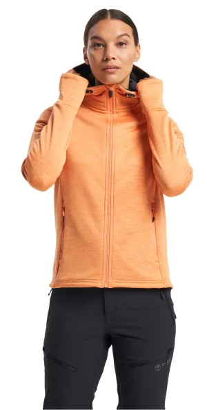 Tenson Women&#x27;s TXlite Hoodie Zip Apricot Crush | Buy Tenson Women&#x27;s TXlite Hoodie Zip Apricot Crush here | Outnorth