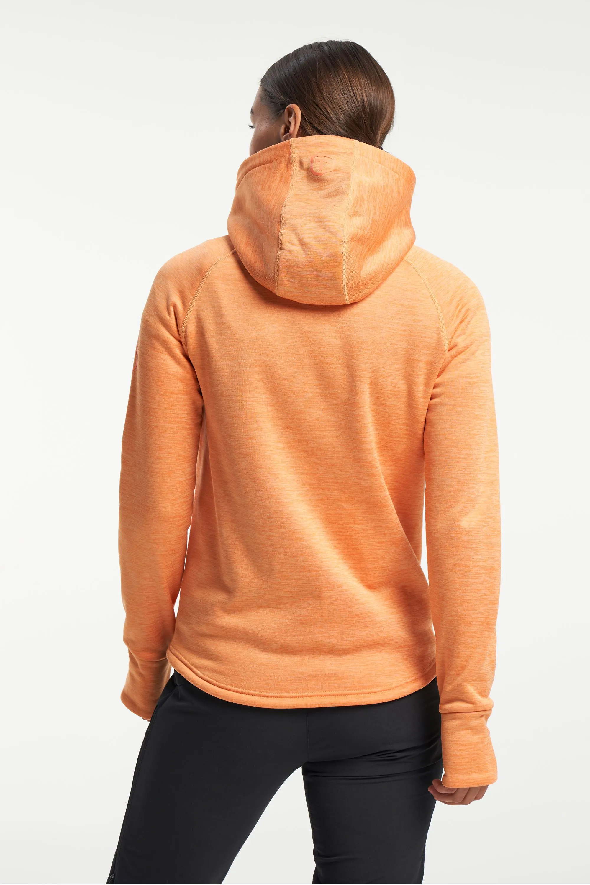 Tenson Women&#x27;s TXlite Hoodie Zip Apricot Crush | Buy Tenson Women&#x27;s TXlite Hoodie Zip Apricot Crush here | Outnorth