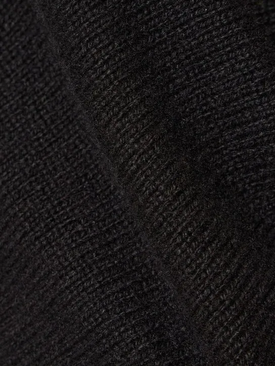 The Row   Dria asymmetric cashmere blend knit top 
