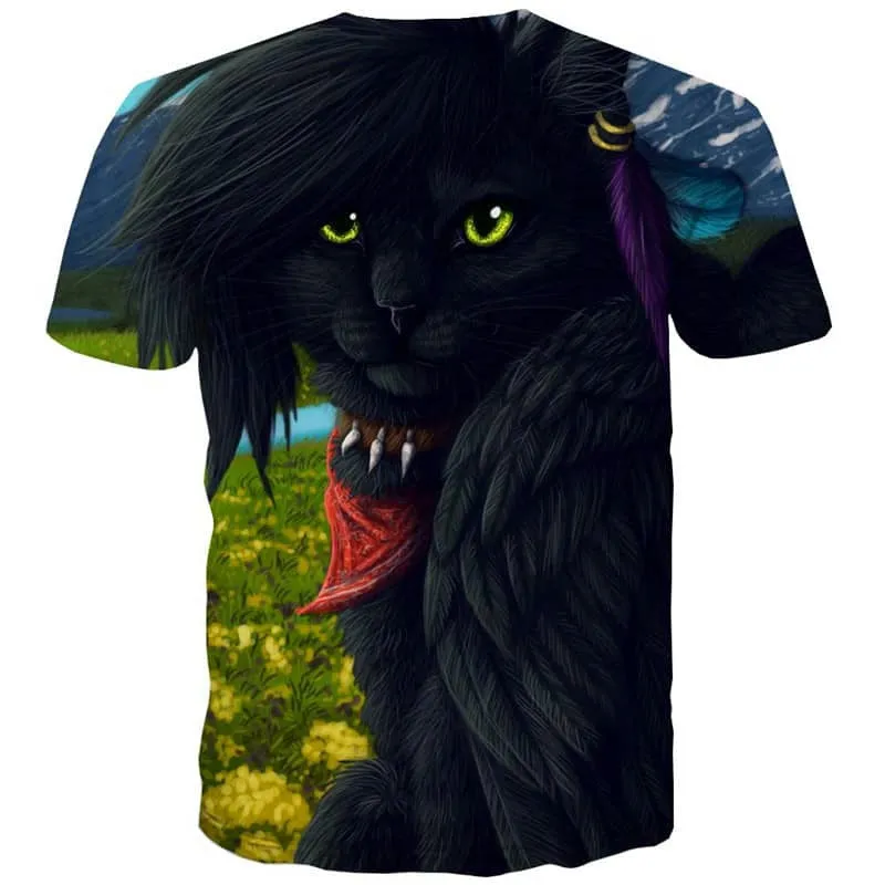 tshirt kitten shirt tee cat pet men art costume Cool