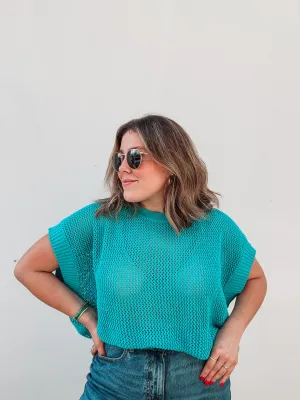 Turquesa Knit Top