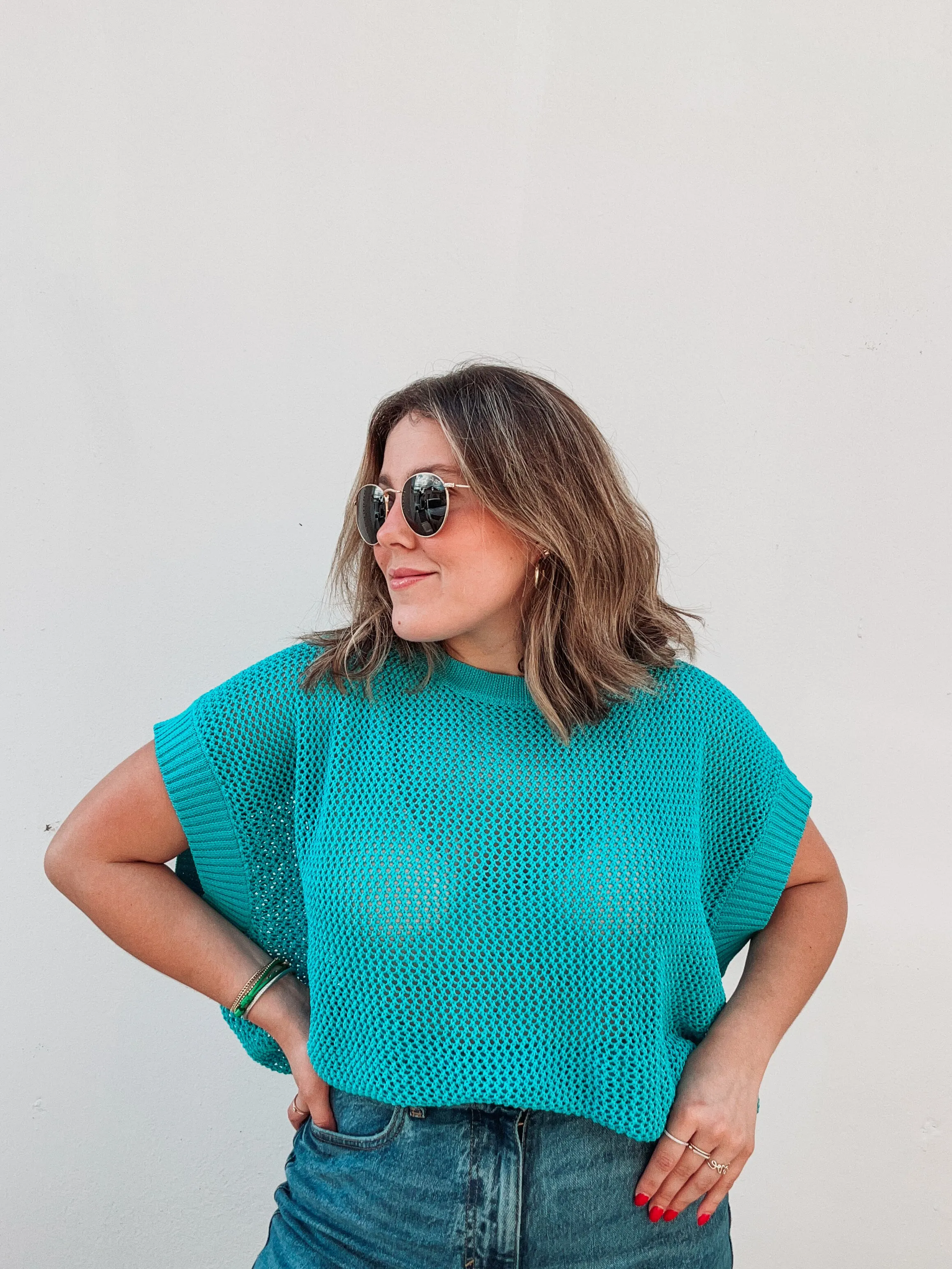 Turquesa Knit Top