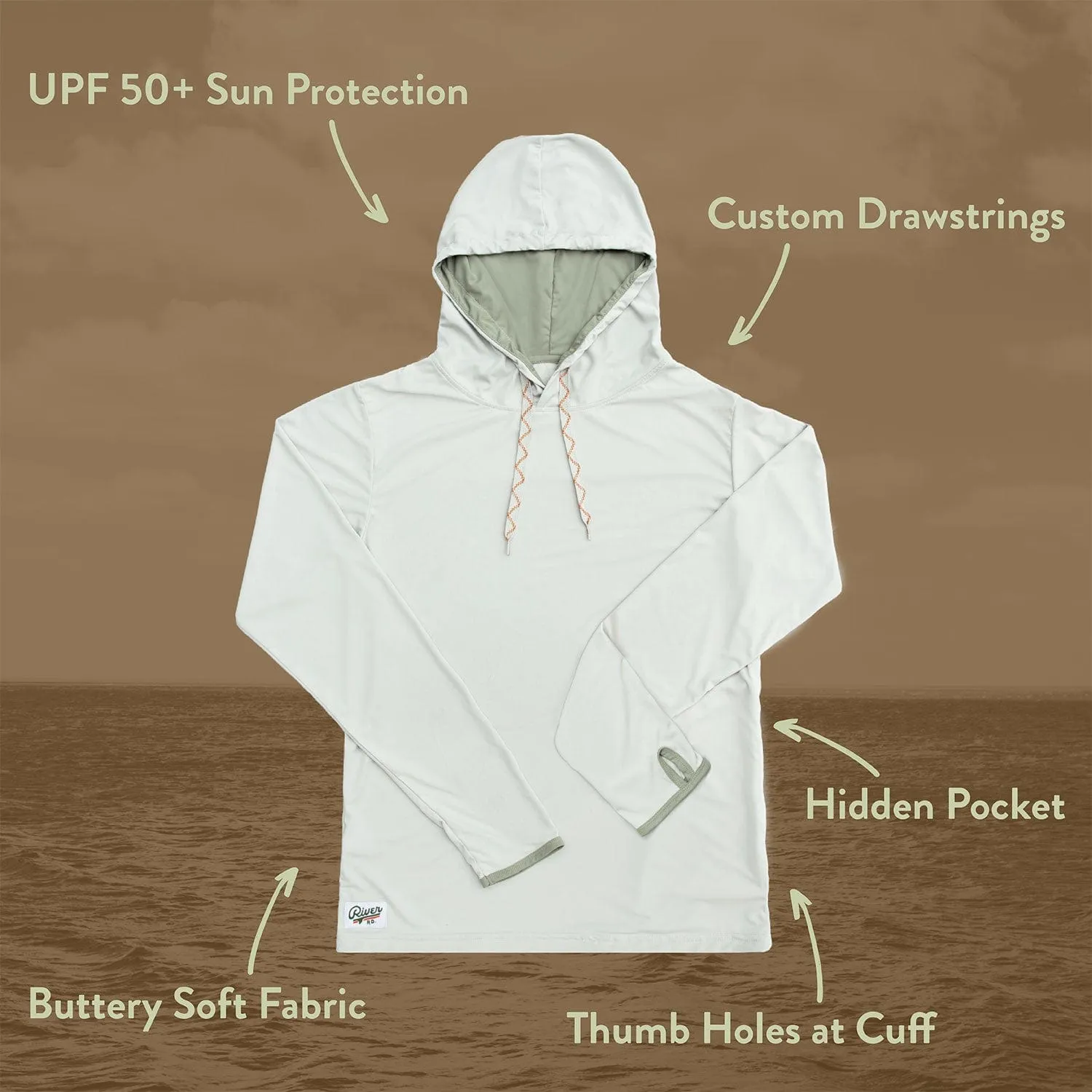 UPF Drift Hoodie | Stone