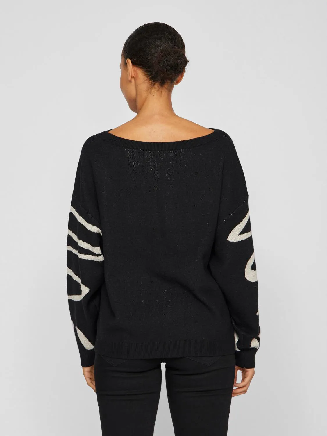 VISCRIBBI Knit Top - Black Beauty