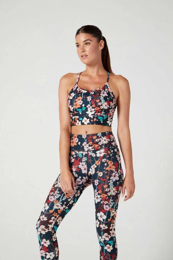 Wear It To Heart Aria Back Pocket Legging - Midnight Glory