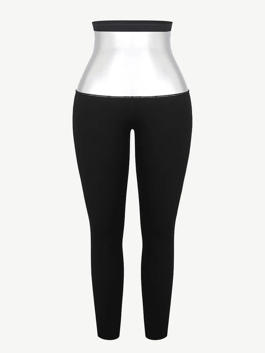 Wholesale Fat Burning Fitness Moisture-Wicking Tummy Control Butt Lifter Leggings Sauna Pants