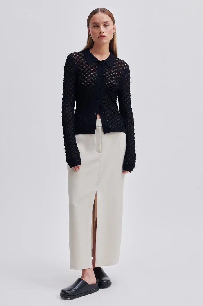 WILDA  CARDIGAN BLACK