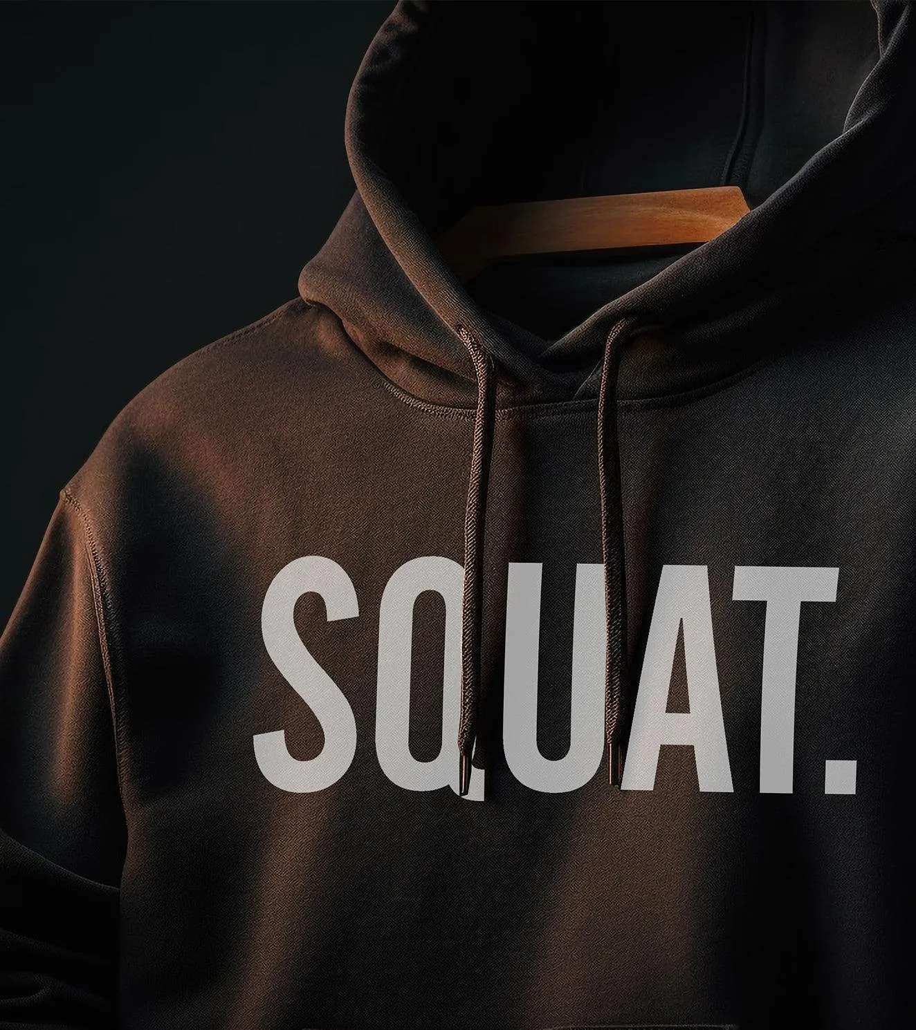 Women's crop Hoodie (squat)