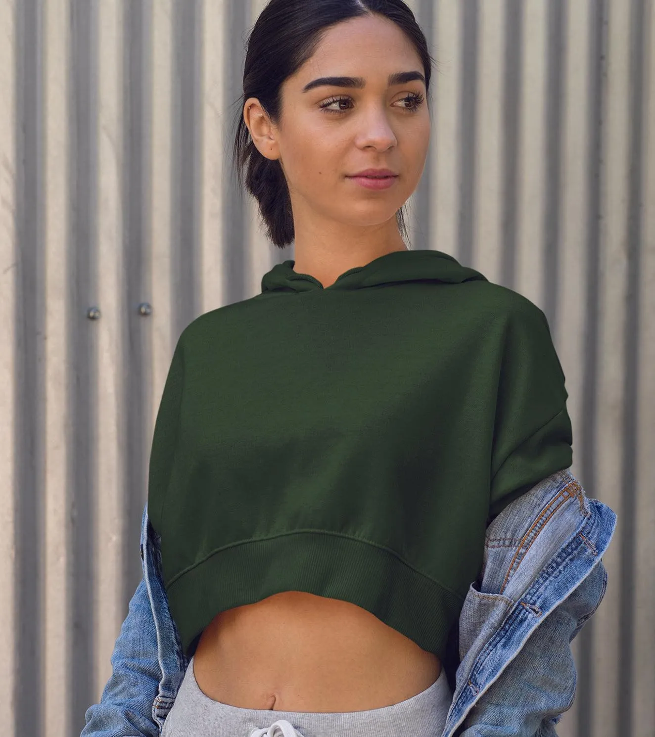Women's crop Hoodie