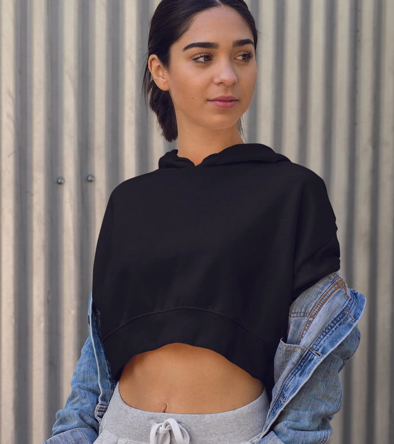 Women's crop Hoodie