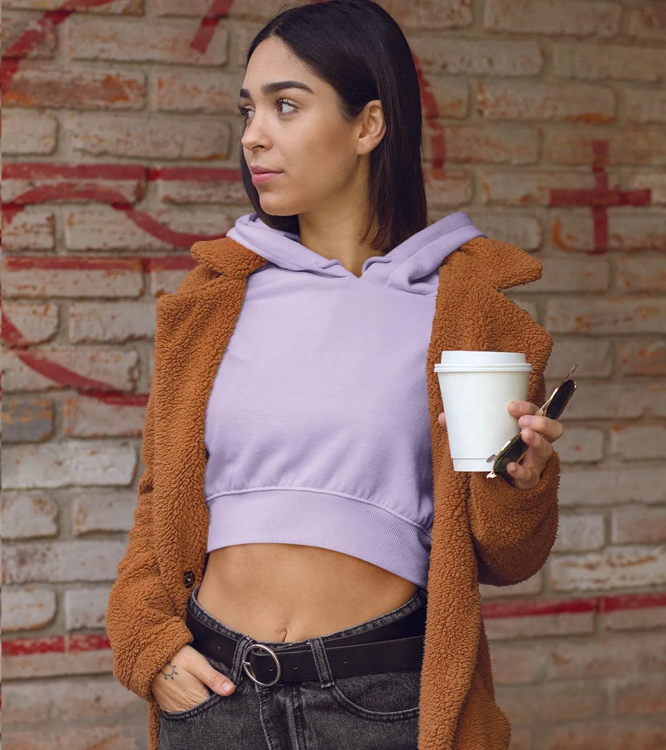 Women's crop Hoodie