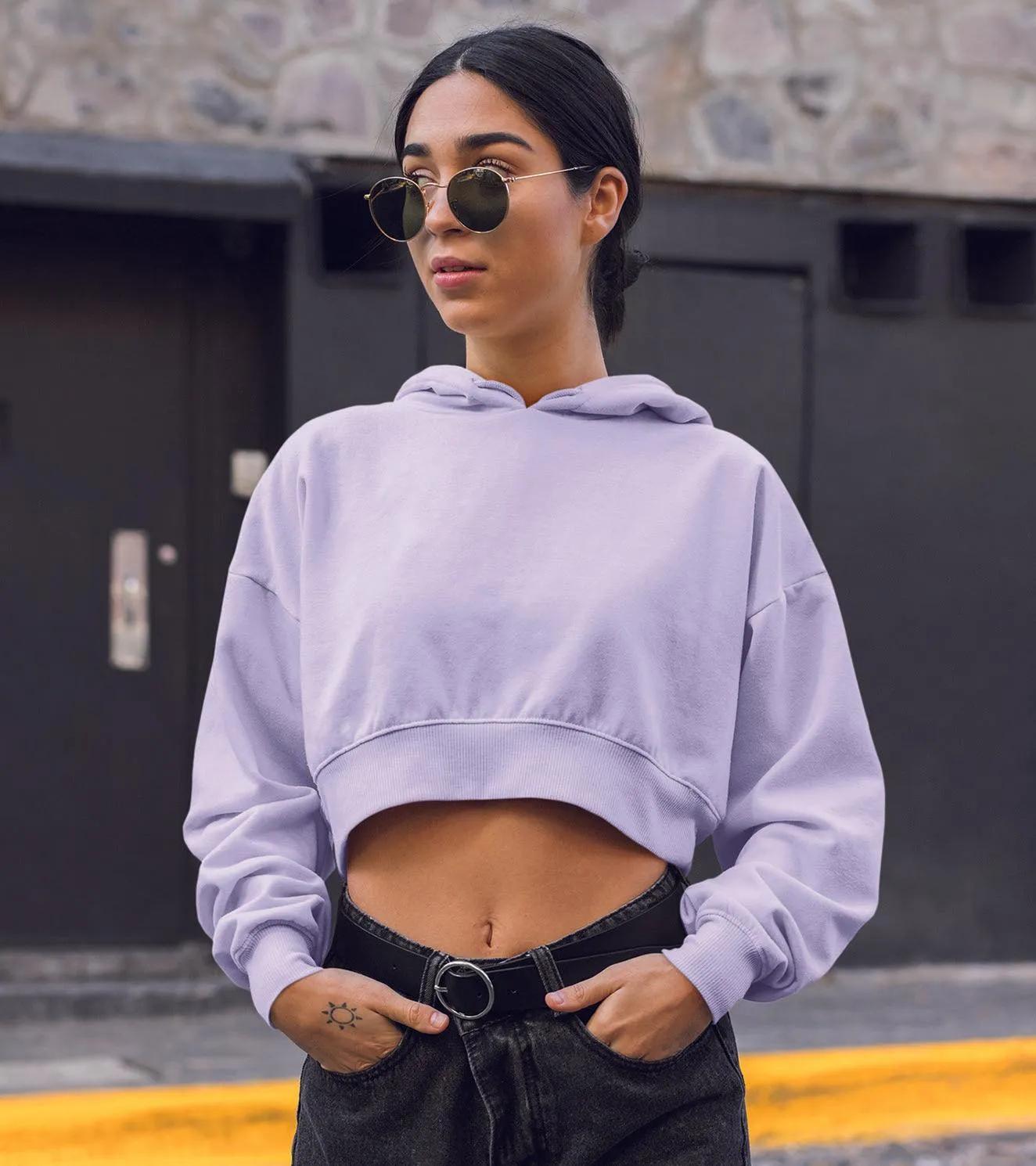 Women's crop Hoodie