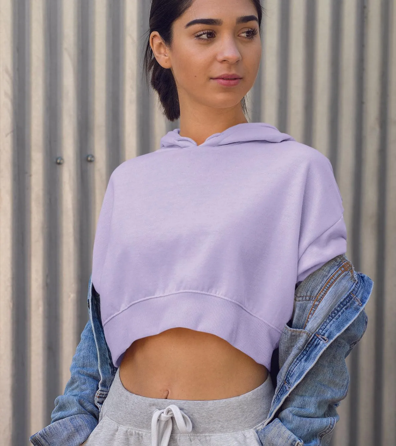 Women's crop Hoodie