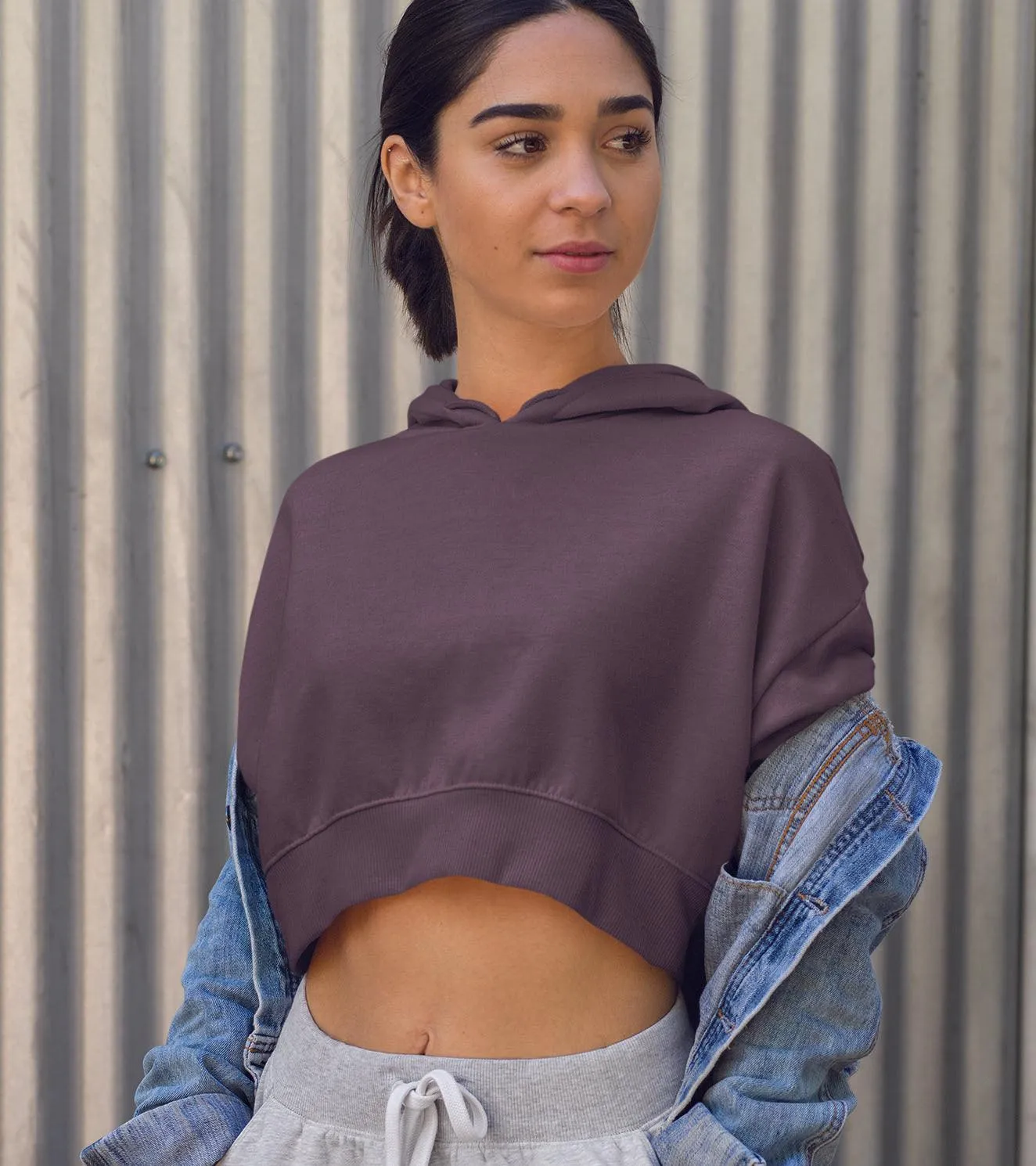 Women's crop Hoodie