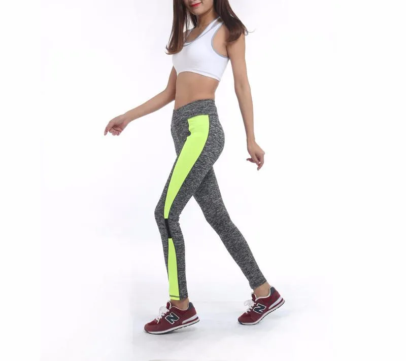 Women's Fitness Leggings With Stripes
