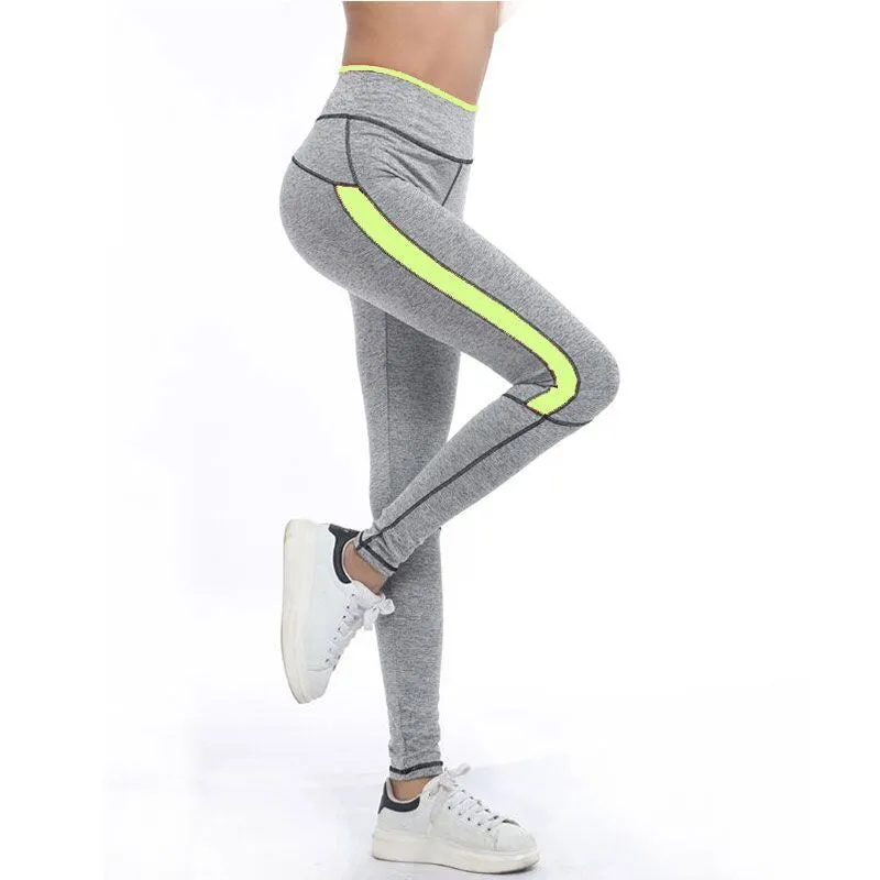 Women's Fitness Leggings With Stripes